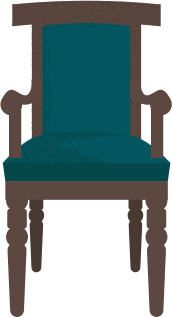 Contact heating and plumbing services chair